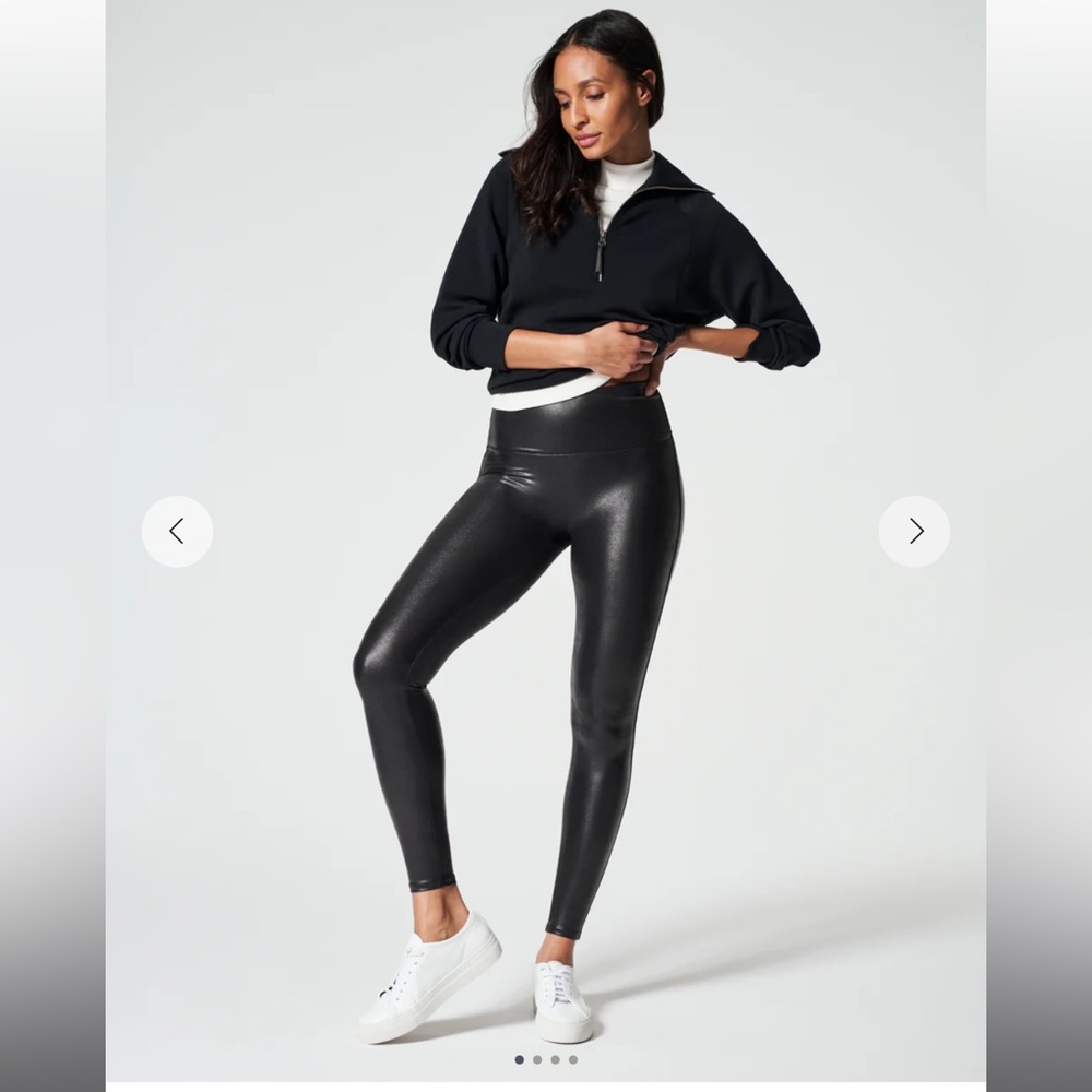 SPANX Faux Leather Leggings